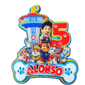 Paw Patrol Personalised Cake Topper